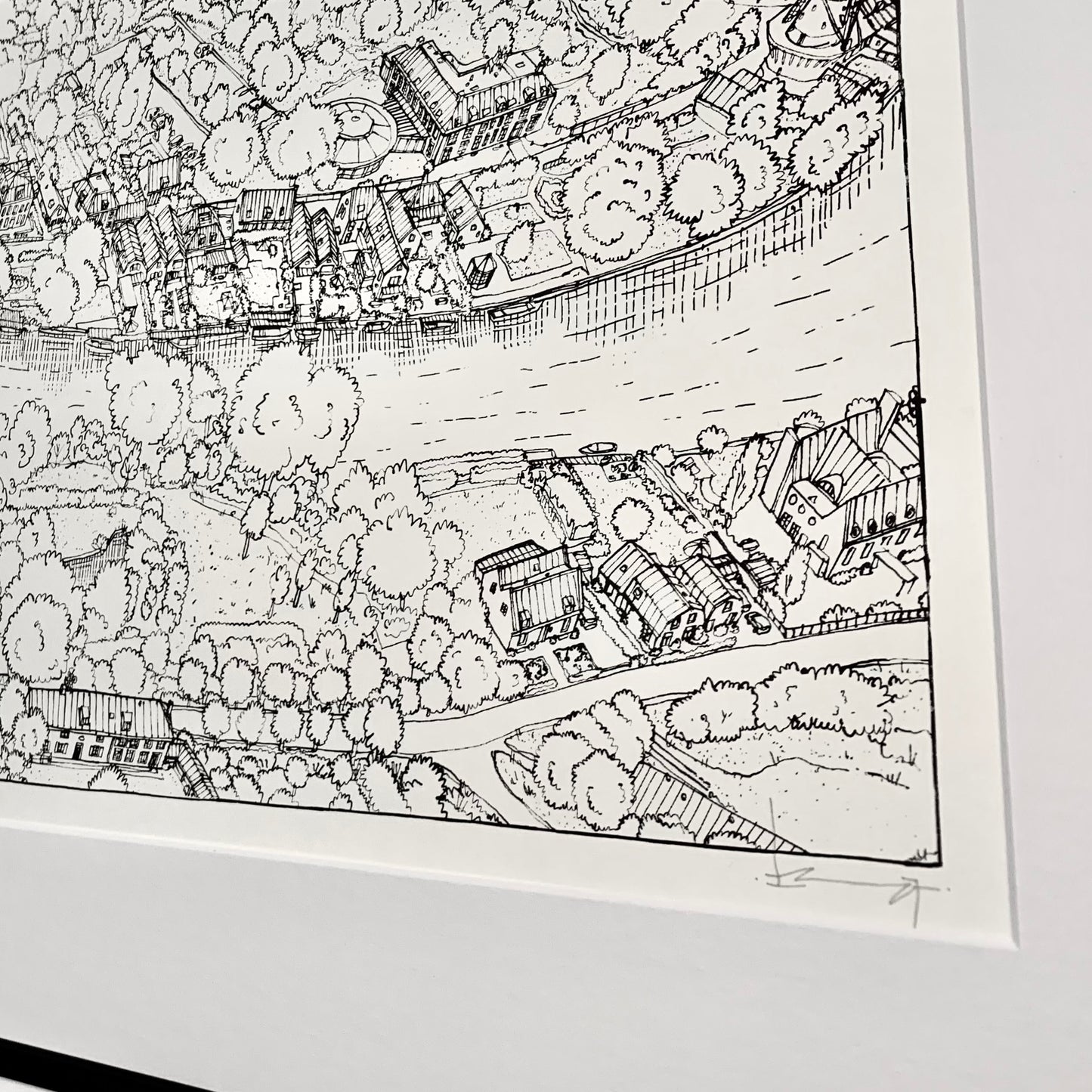 Zeefdruk Loenen aan de Vecht