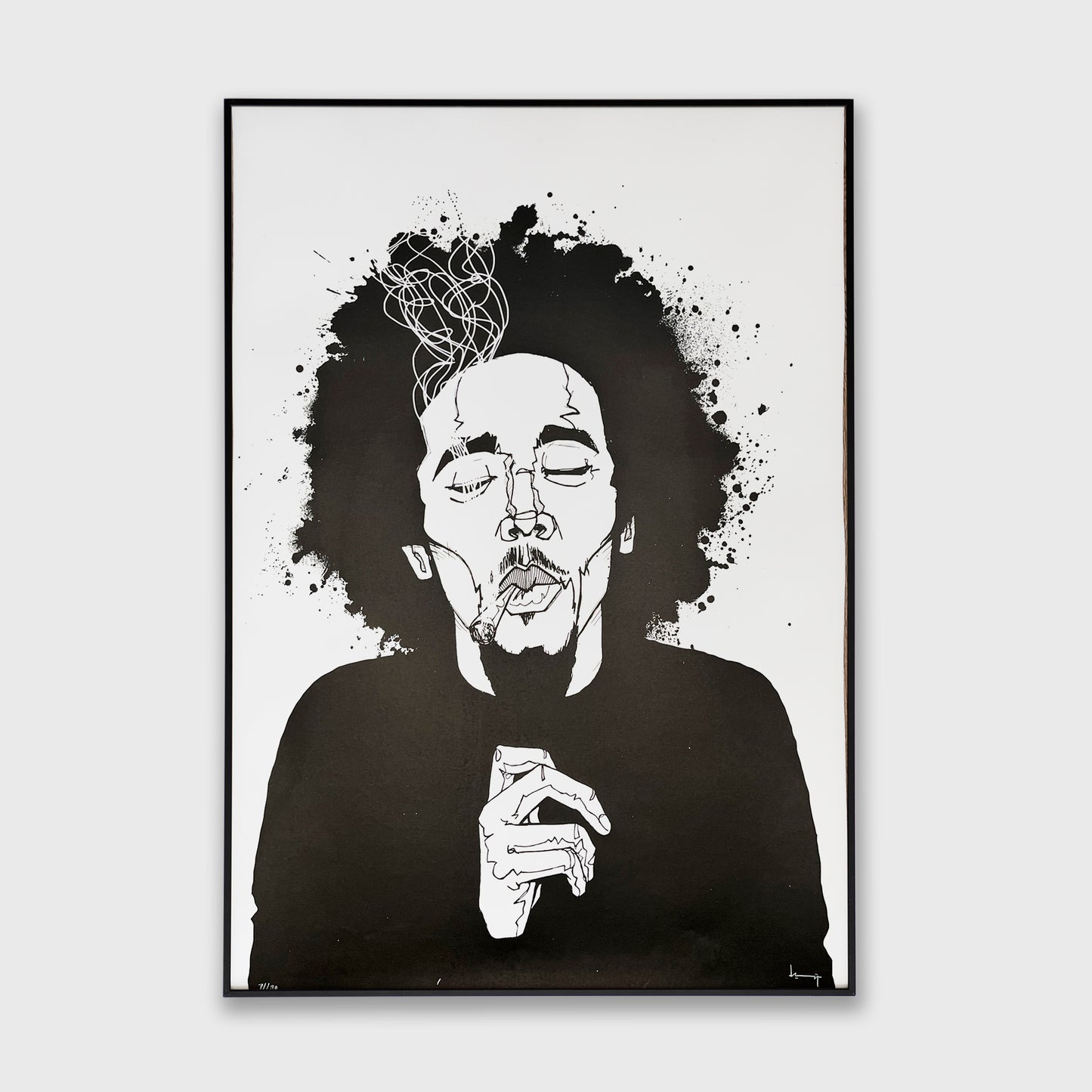 Zeefdruk Bob Marley