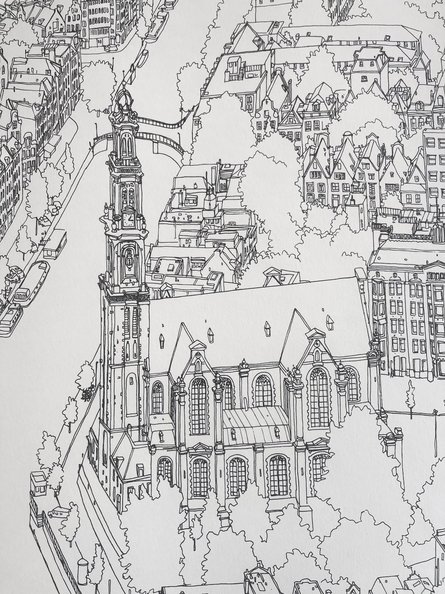 Silkscreen Jordaan - Amsterdam