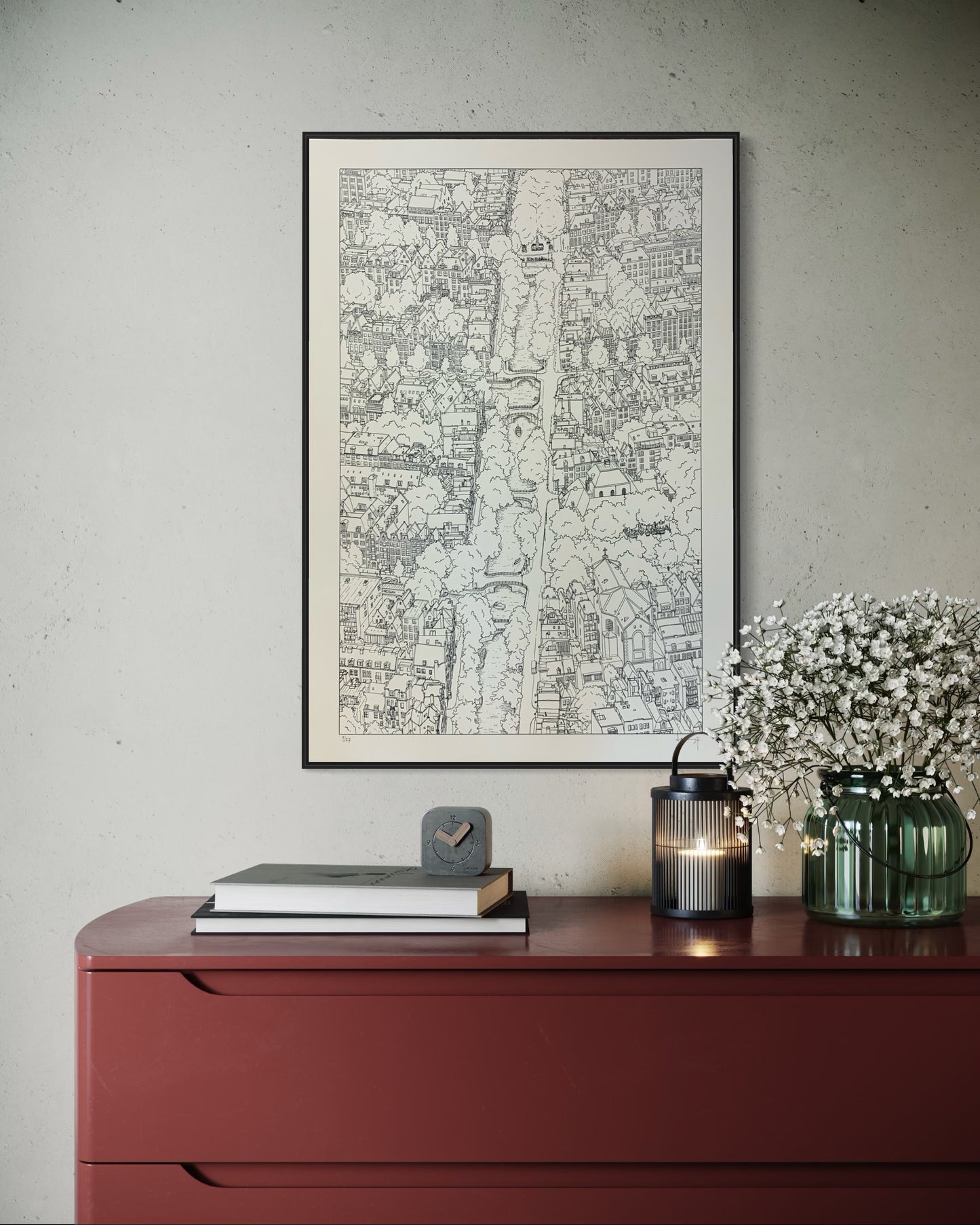 Screen print Reguliersgracht - Amsterdam