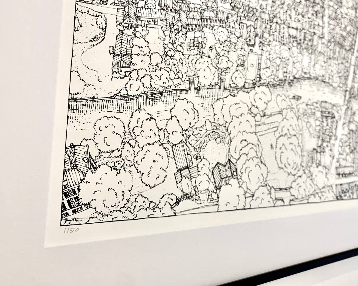 Screen print Loenen aan de Vecht