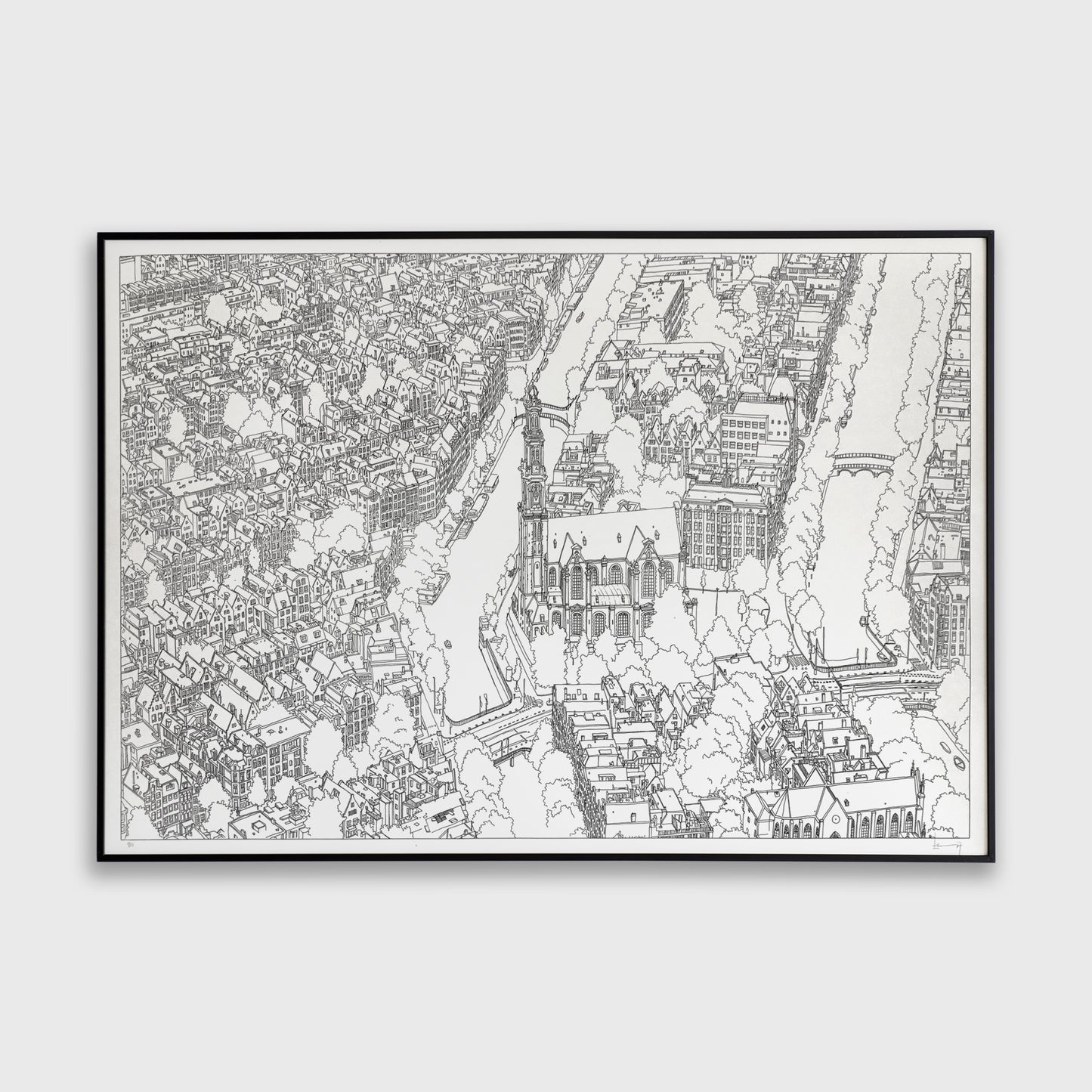 Silkscreen Jordaan - Amsterdam