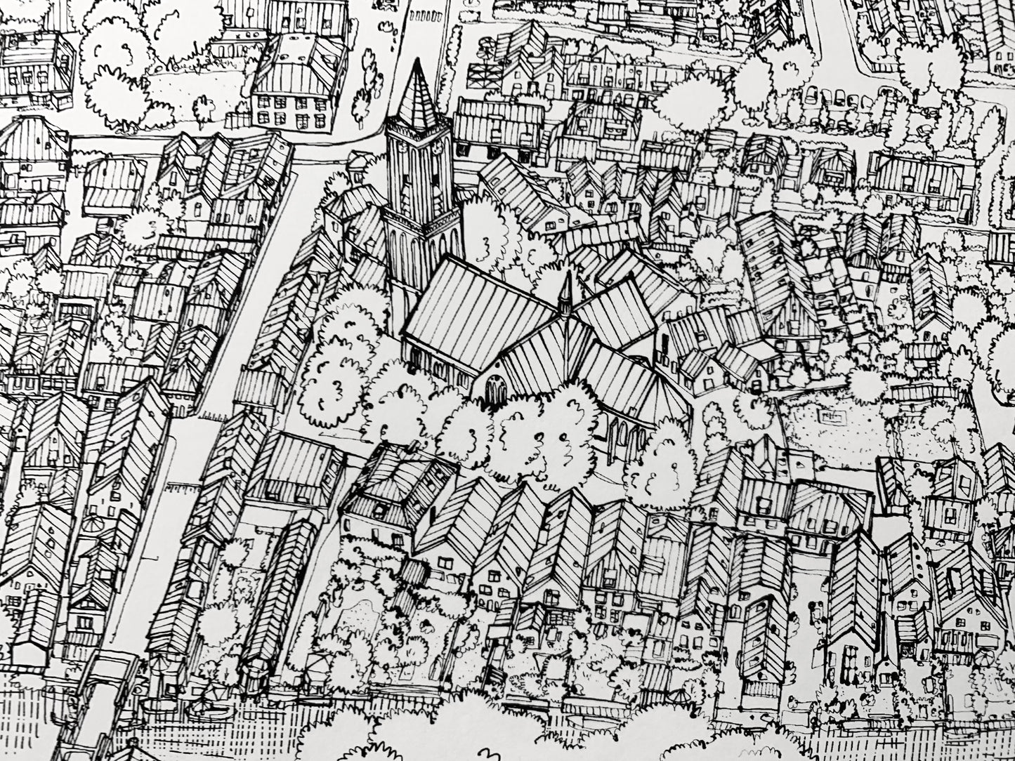 Zeefdruk Loenen aan de Vecht