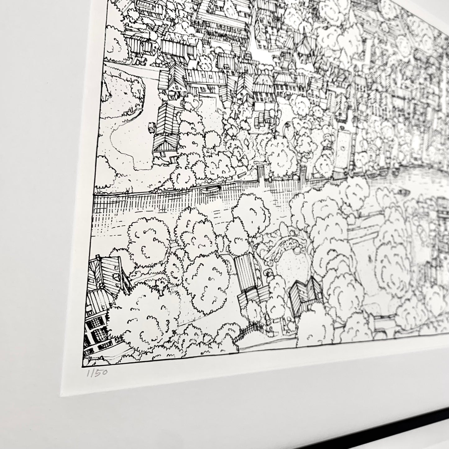 Zeefdruk Loenen aan de Vecht